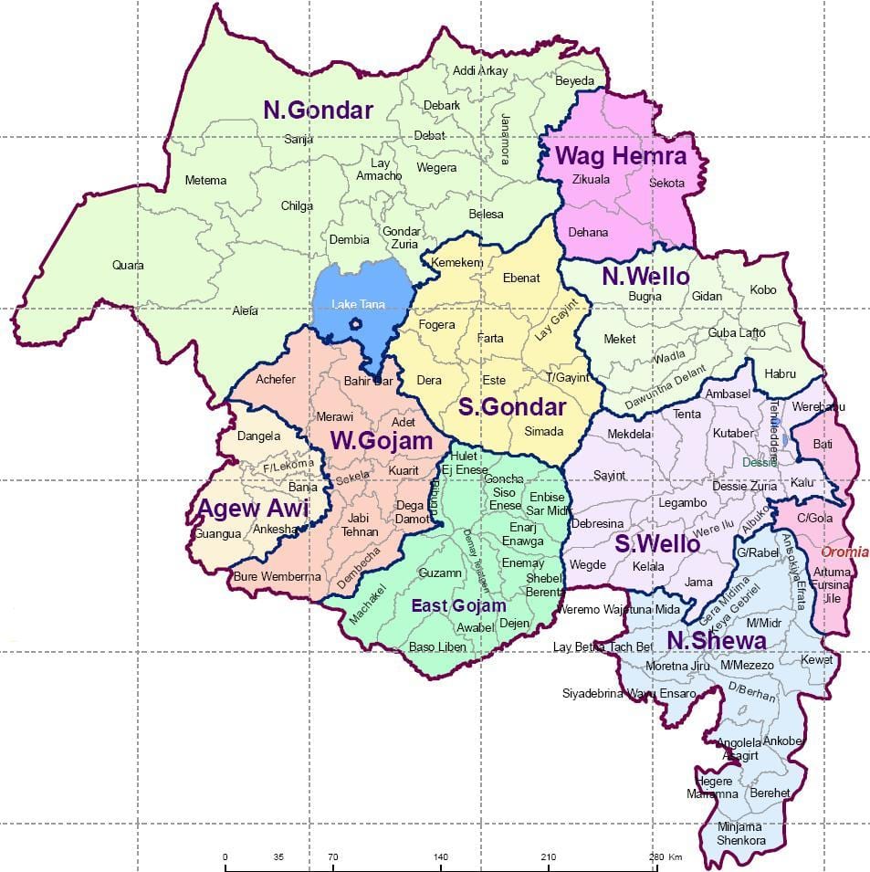 Αιθιοπία gondar χάρτης