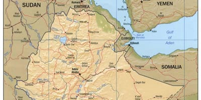 Χάρτης της Αιθιοπίας χαρτογράφηση ιστοσελίδα του οργανισμού