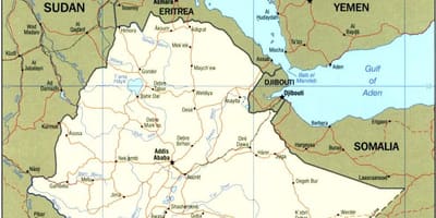 Χάρτης της Αιθιοπίας mapping authority