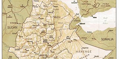 Παλιός χάρτης της Αιθιοπίας