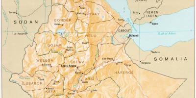Μεγαλύτερος χάρτης της Αιθιοπίας